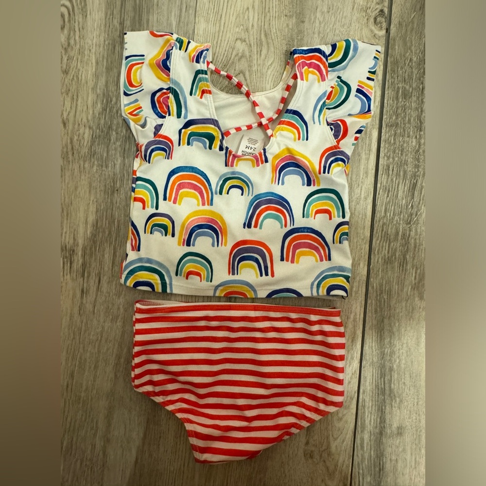 Harper Canyon 24 month girls rainbow bathing suit - Picture 7 of 7
